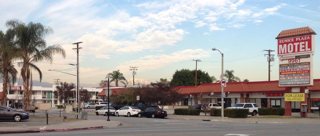 Eunice Plaza Motel El Monte Exterior foto